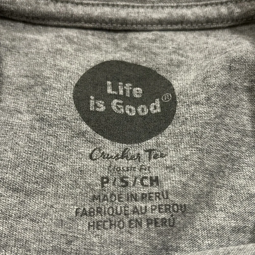 Life is Good | Crusher Tee • Group Hug • Gray • Small - Picture 3 of 4